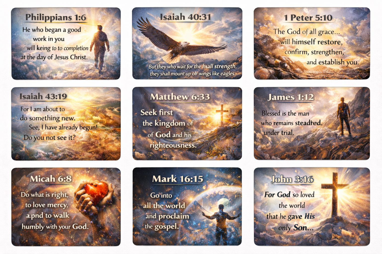 Scripture memory cards set 3